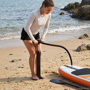 SUP ručna pumpa s manometrom Crna 24 x 7,5 x 58 cm PP