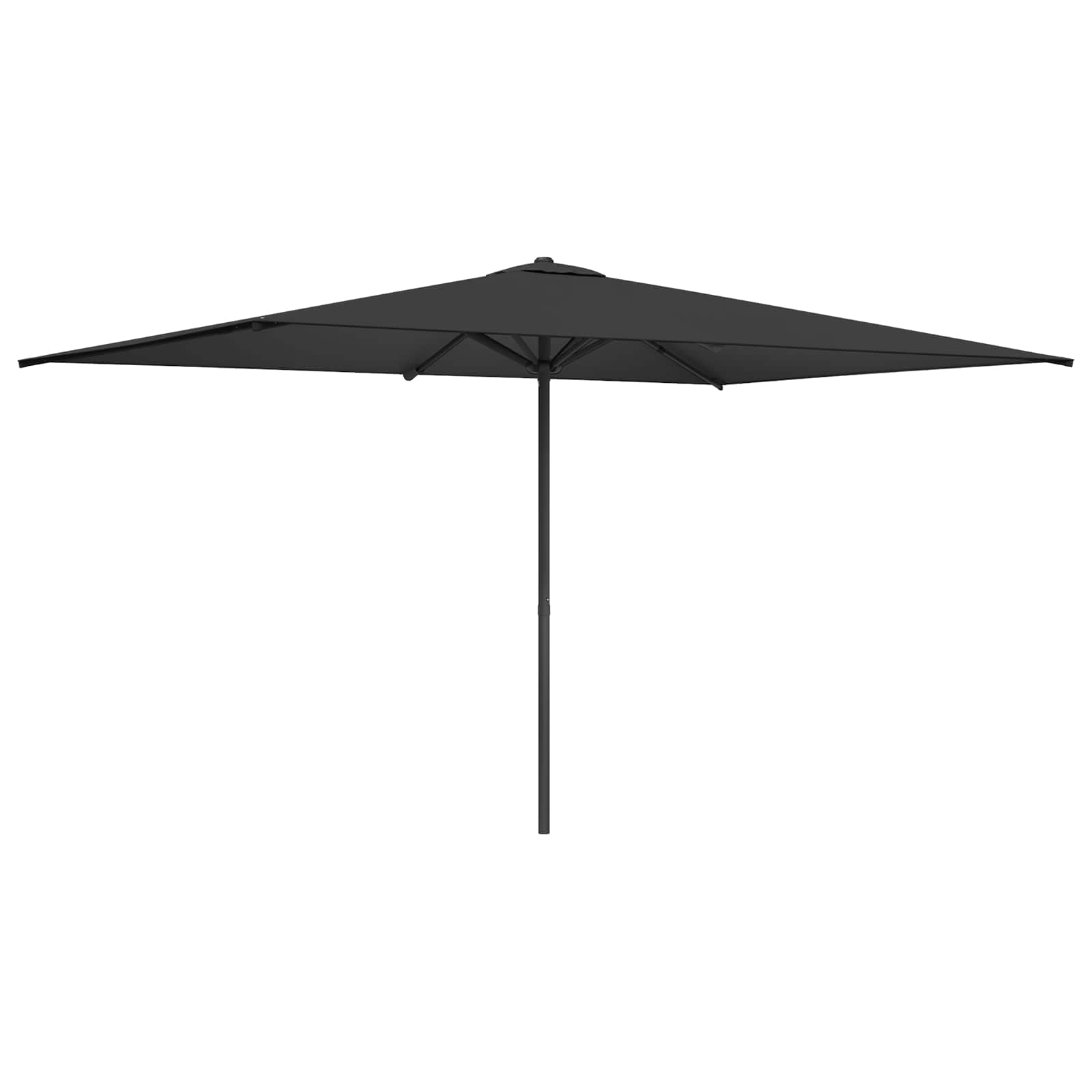 Vrtni suncobran 200 x 300 cm Poliester Pravokutni Antracit