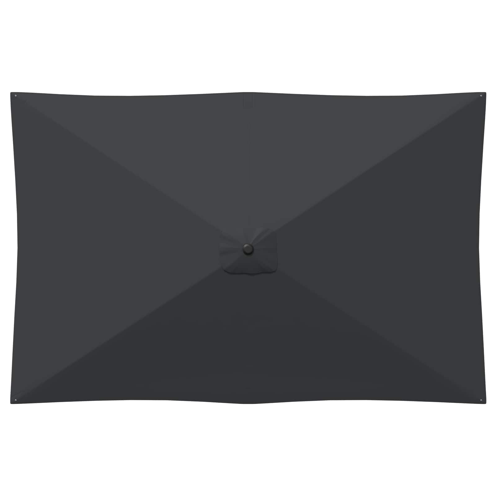 Vrtni suncobran 200 x 300 cm Poliester Pravokutni Antracit