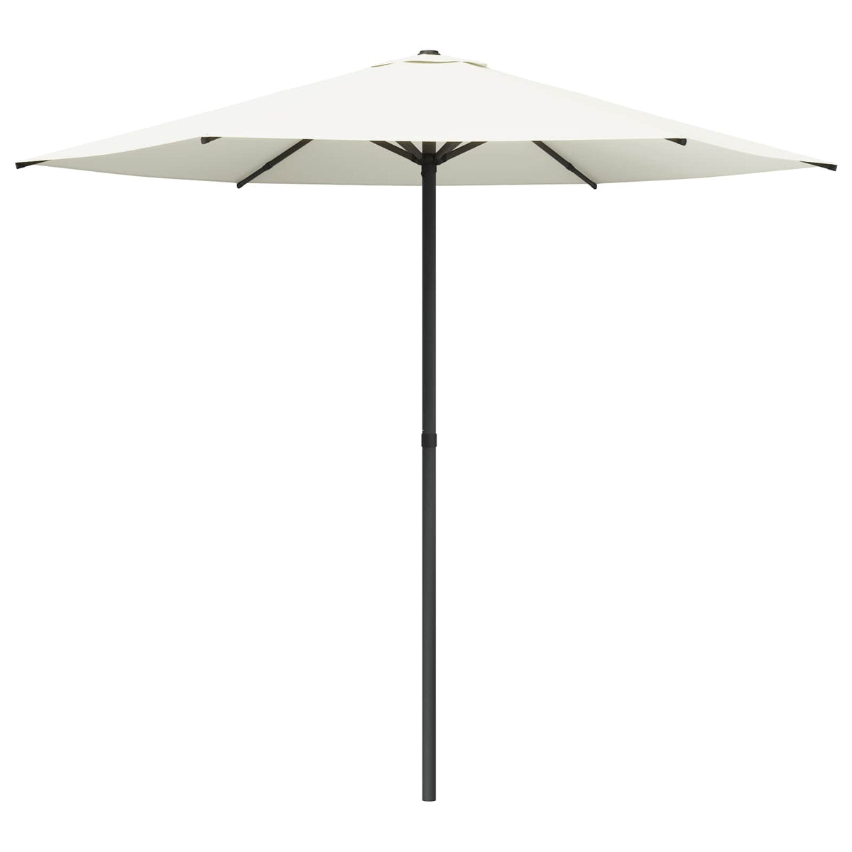Vrtni suncobran 230 x 230 cm Poliester Pravokutni Krem