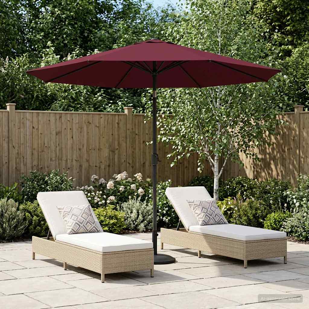 Vrtni suncobran 230 x 230 cm Poliester Pravokutni