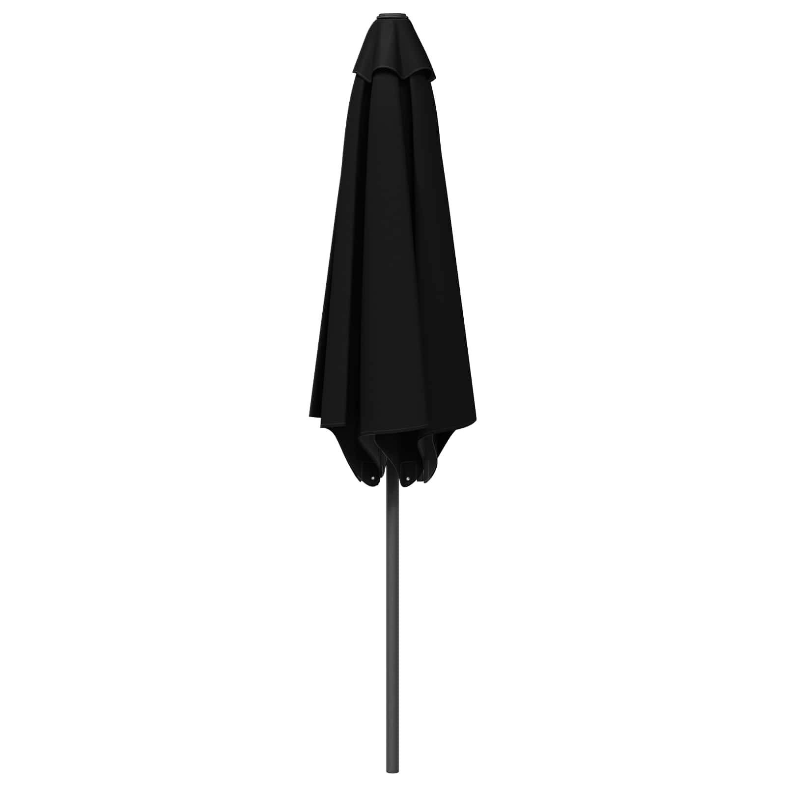 Vrtni suncobran 230 x 230 cm Poliester Pravokutni Crna