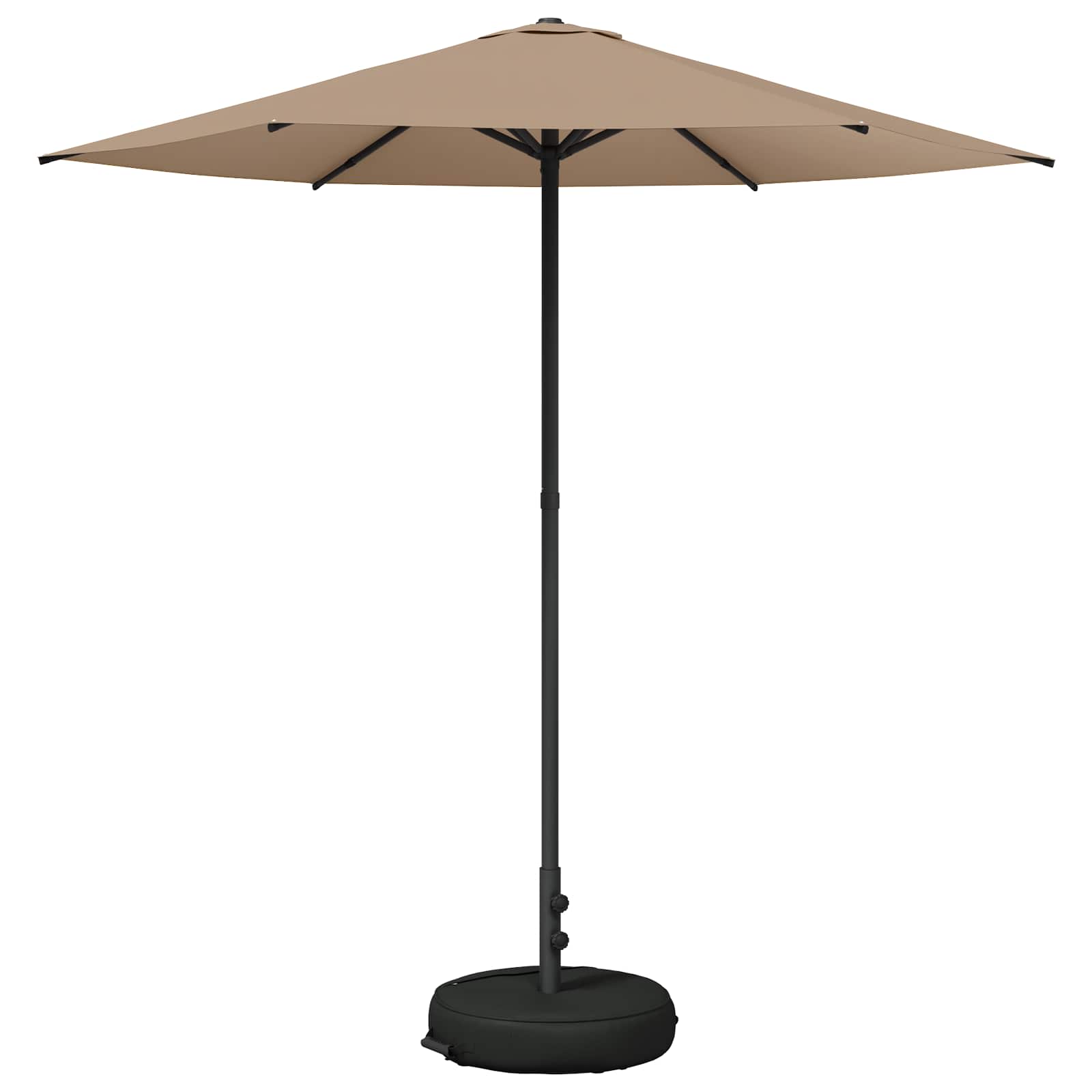 Vrtni Parasol s Podnožjem 230 x 230 cm Poliester Pravokutni