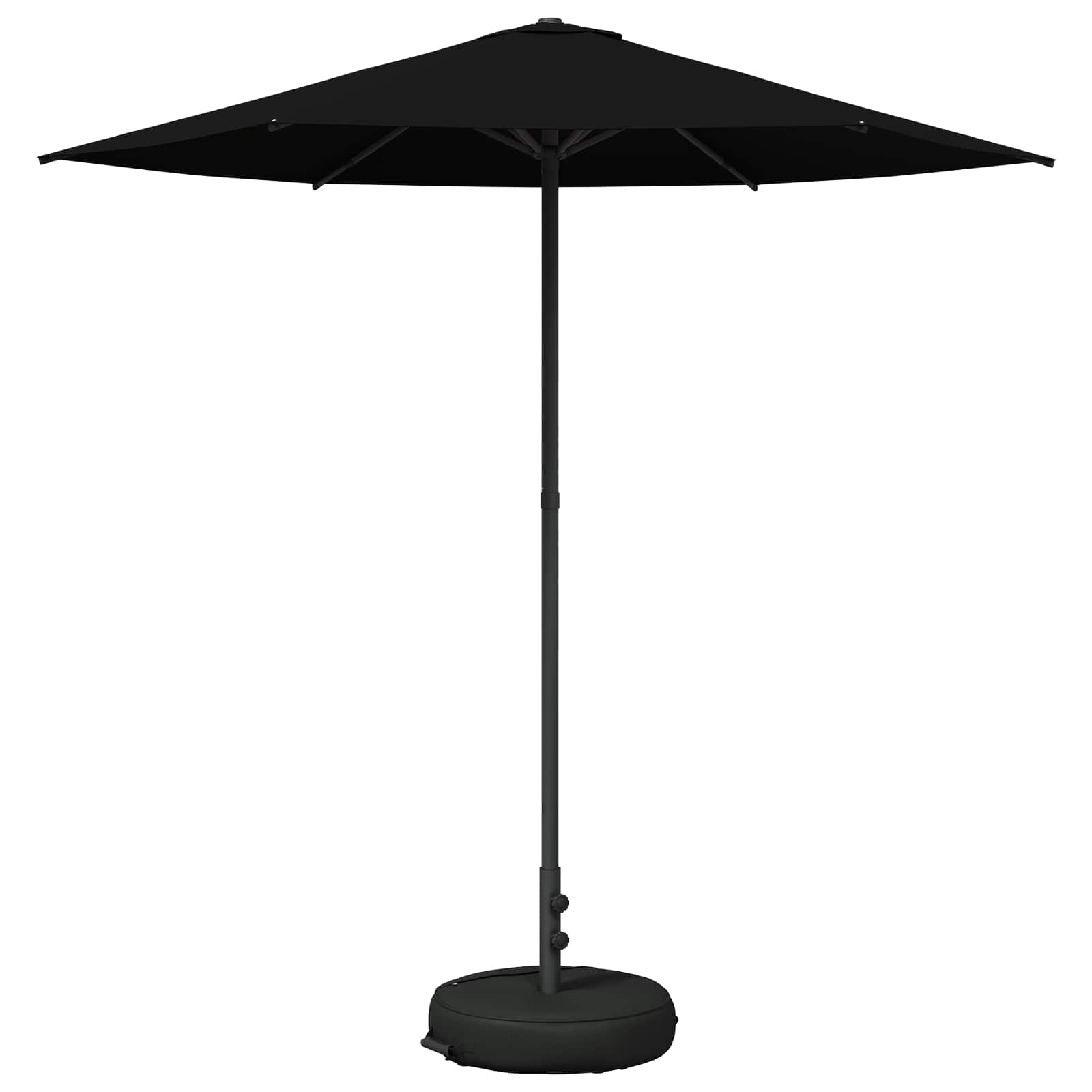 Vrtni Parasol s Podnožjem 230 x 230 cm Poliester Pravokutni