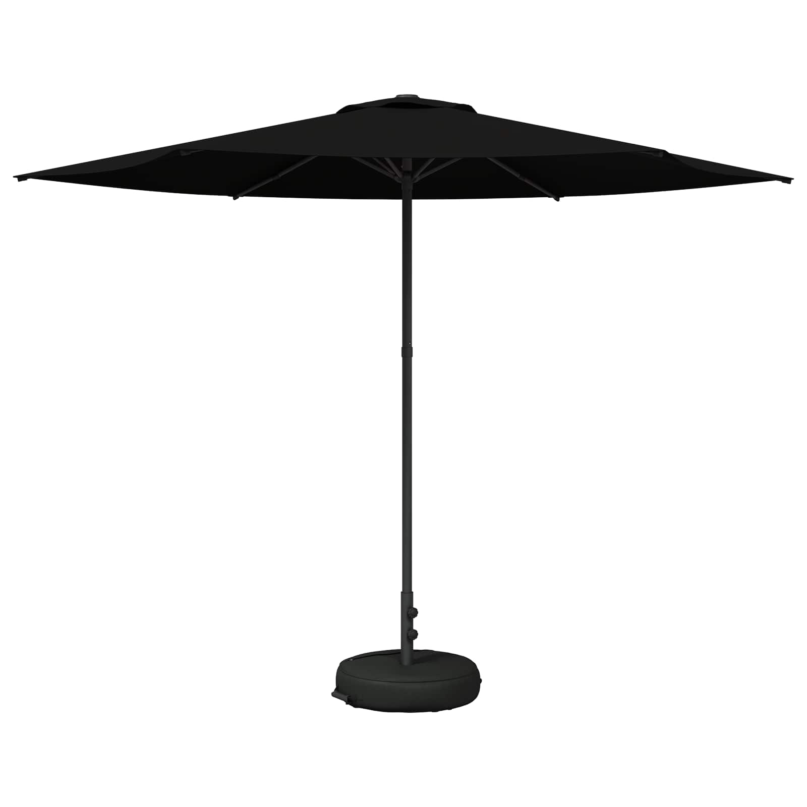 Vrtni Parasol s Podnožjem 300 x 300 cm Poliester Pravokutni