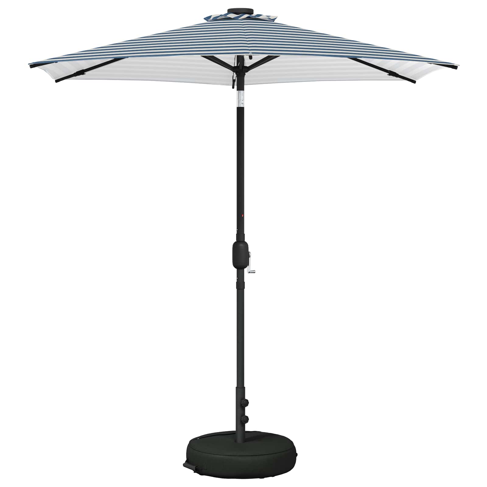 Suncobran za vrt s LED svjetlima i postoljem 230 x 230 cm