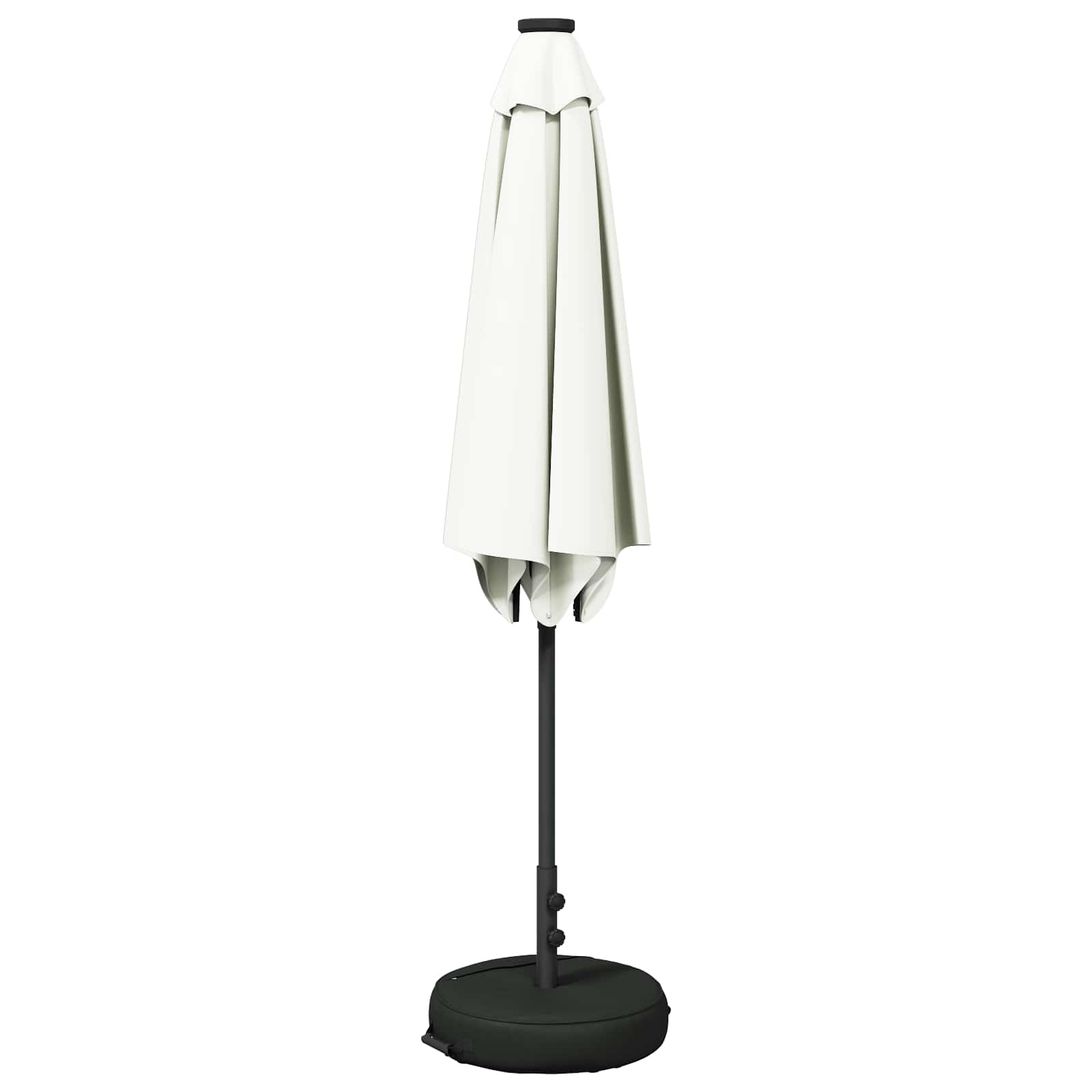 Suncobran za vrt s LED svjetlima i postoljem 270 x 270 cm