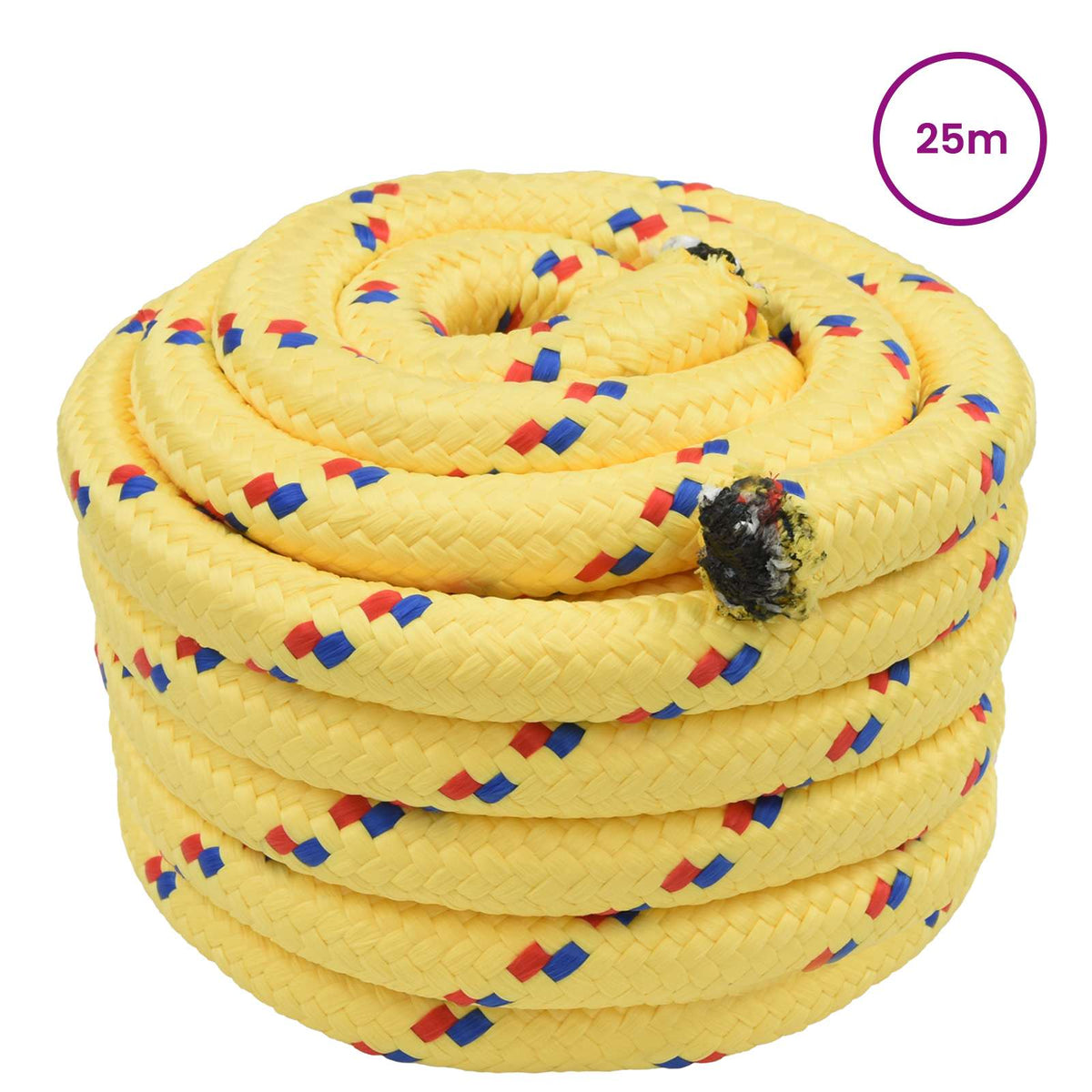 Konopac za čamce 5 mm 25 m Žuta