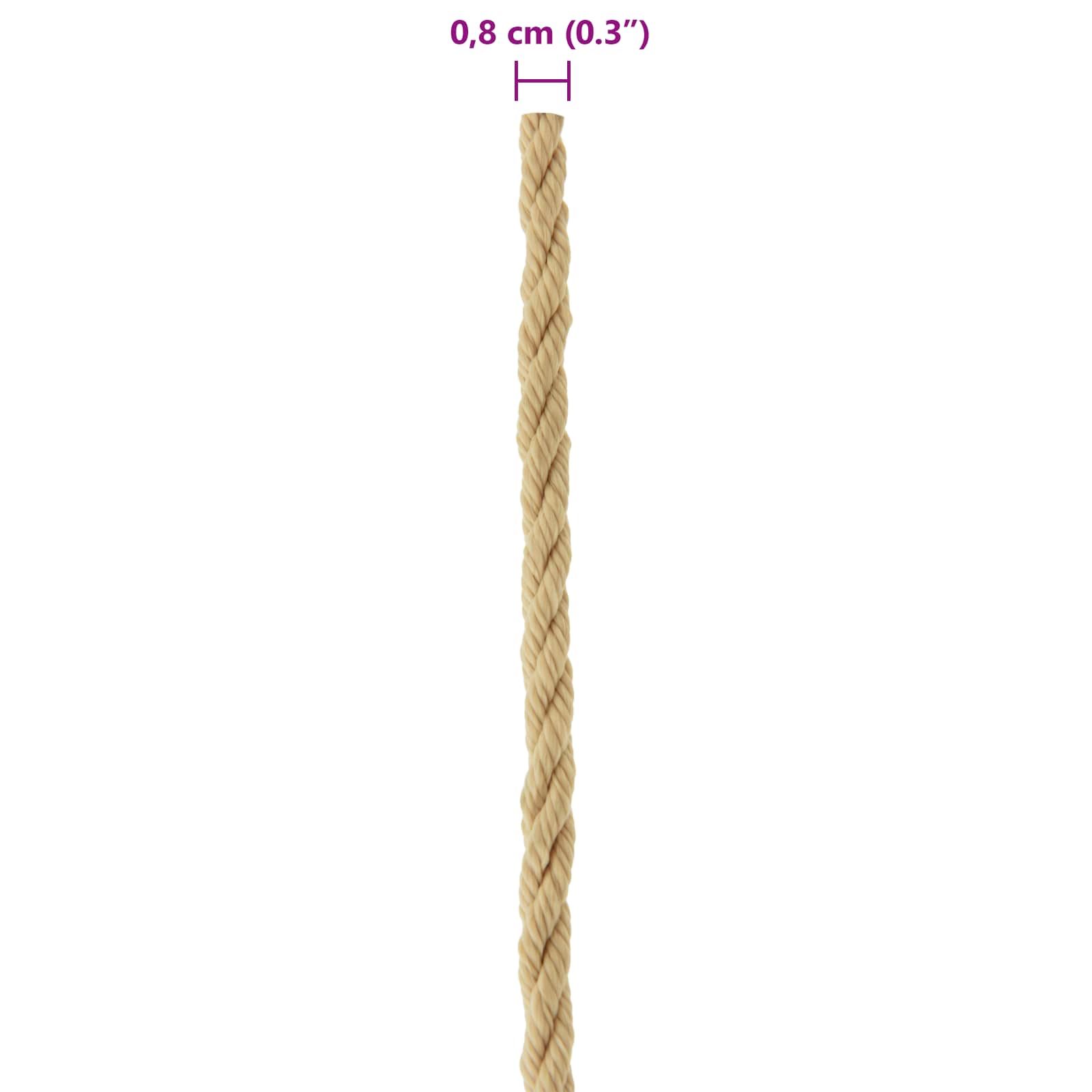 Konopac za čamce 250 m 0.8 Prirodna PP