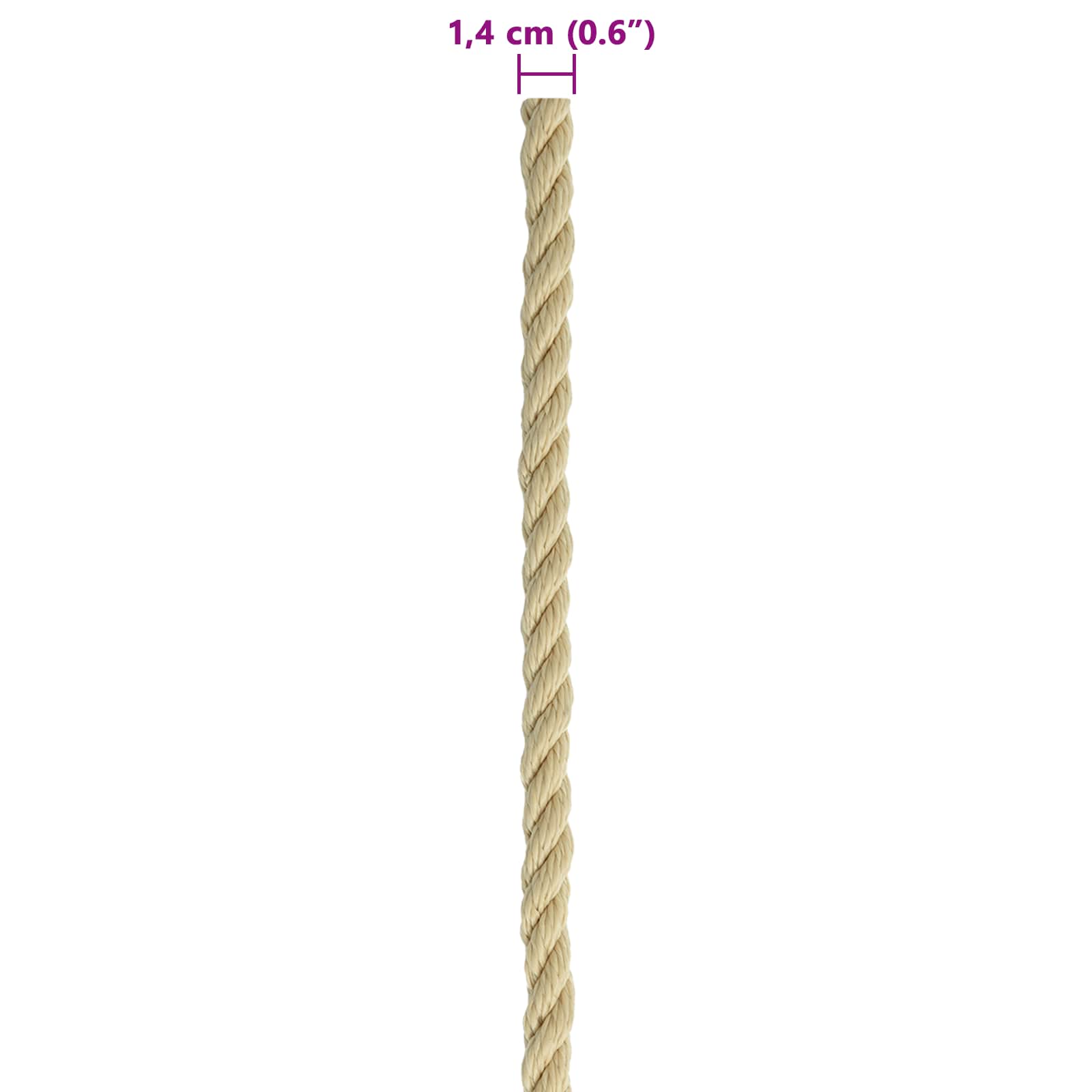 Konopac za čamce 100 m 1.4 Prirodna PP
