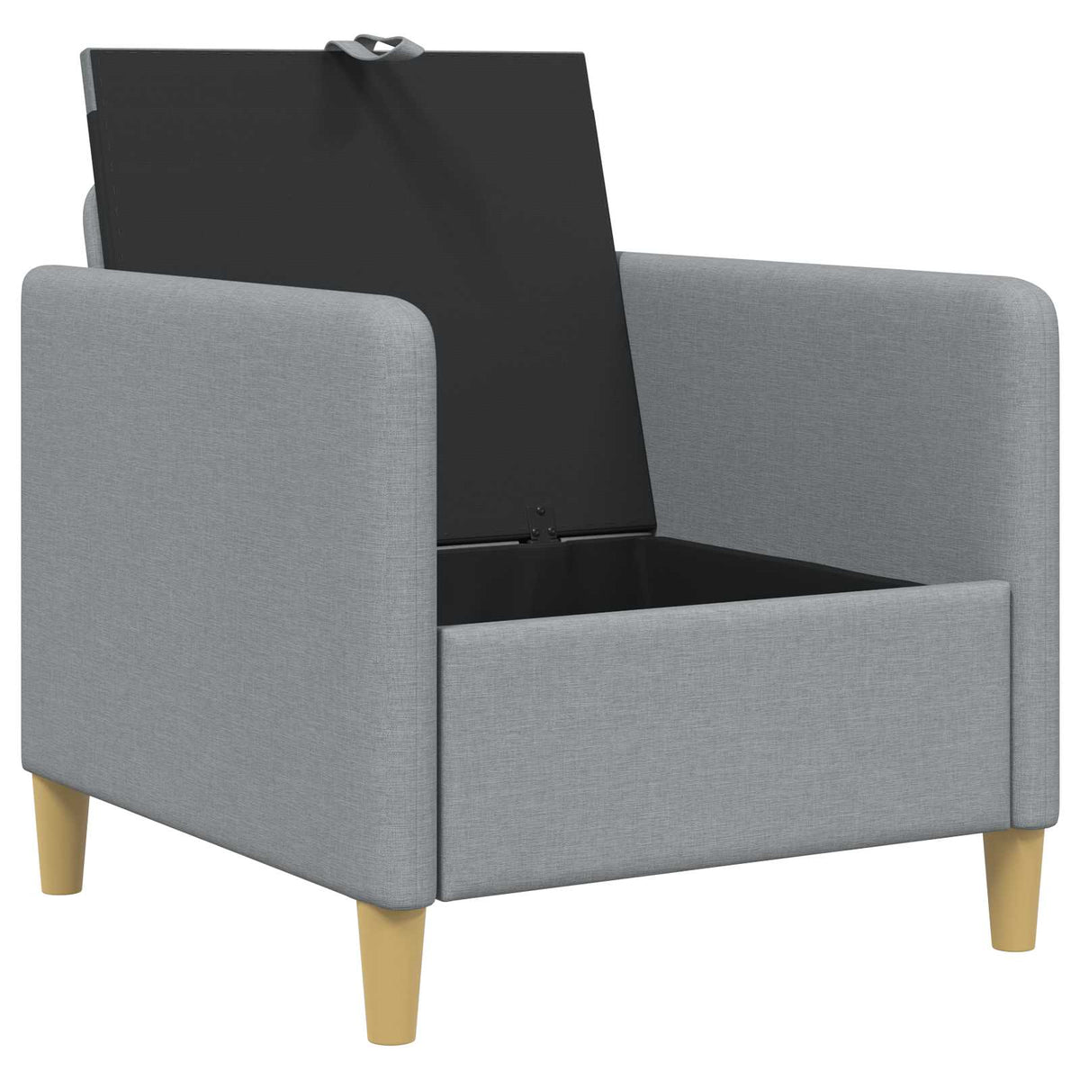 Sofa s pohranom Svjetlosiva 72 x 78 x 87 cm Poliester