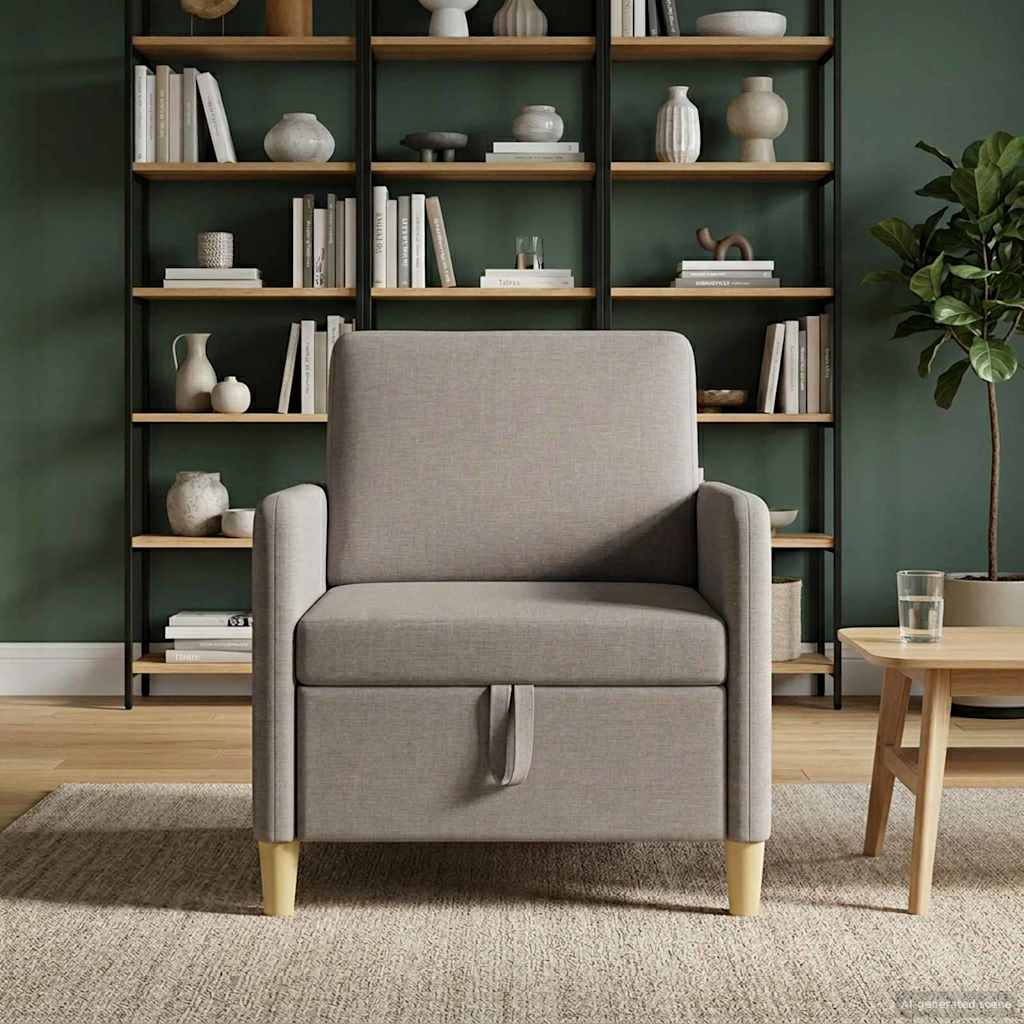 Sofa s pohranom Sivosmeđa 72 x 78 x 87 cm Poliester
