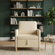 Sofa s pohranom Krem 72 x 78 x 87 cm Poliester