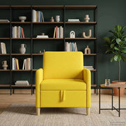 Sofa s pohranom Svijetlo žuta 72 x 78 x 87 cm Poliester