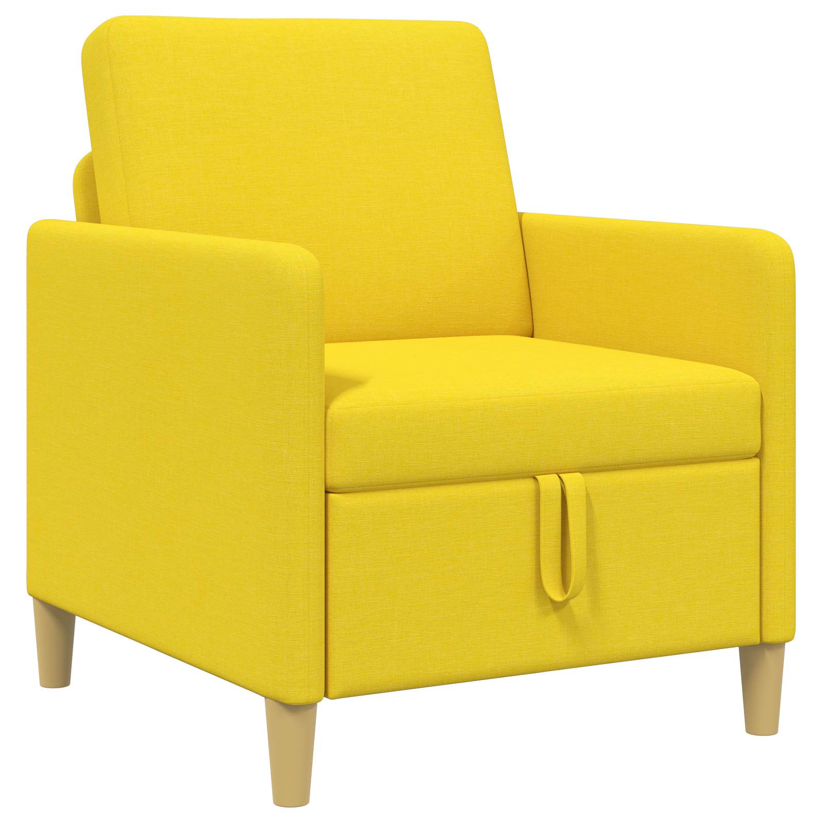 Sofa s pohranom Svijetlo žuta 72 x 78 x 87 cm Poliester