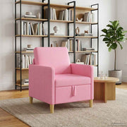 Sofa s pohranom Ružičasta 72 x 78 x 87 cm Poliester