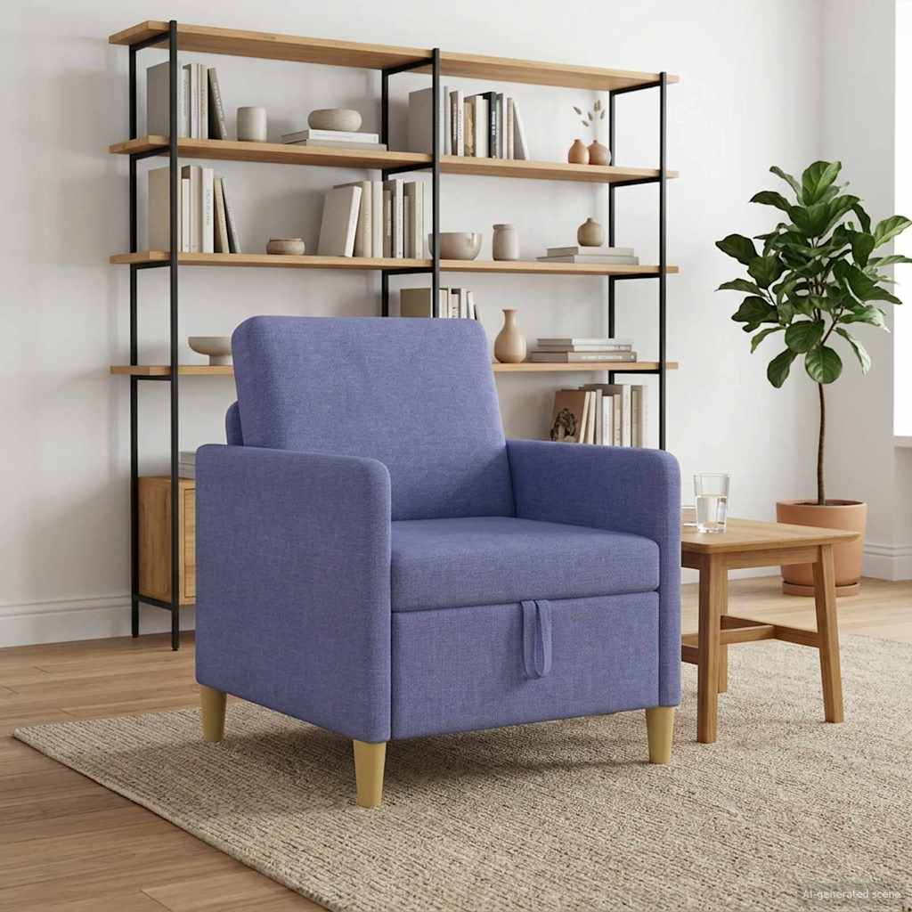 Sofa s pohranom Traper plava 72 x 78 x 87 cm Poliester