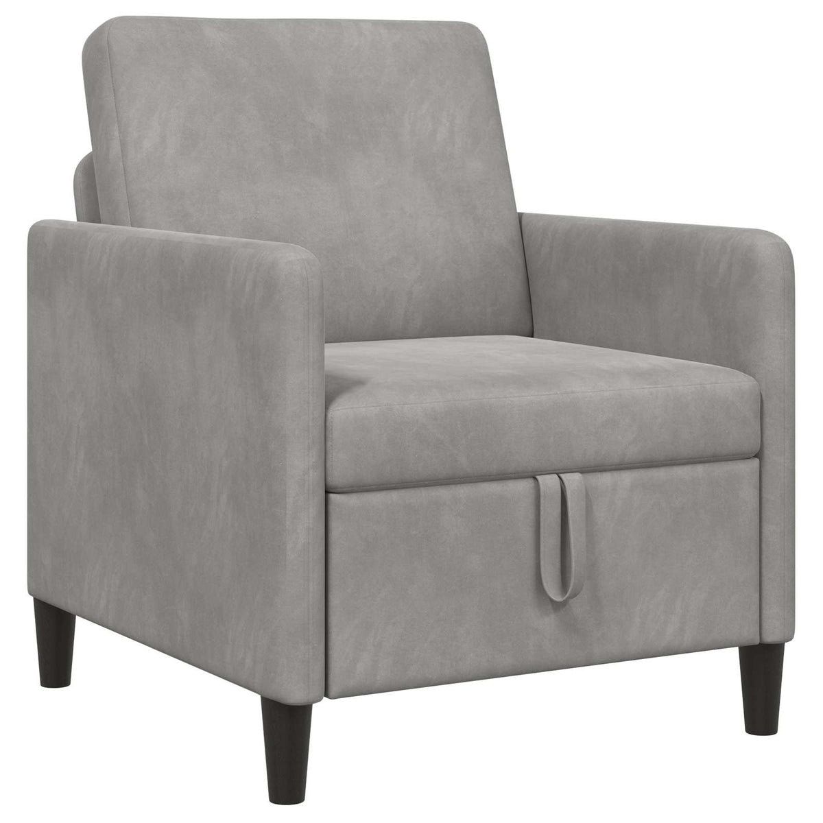 Sofa s pohranom Svjetlosiva 72 x 78 x 87 cm Poliester