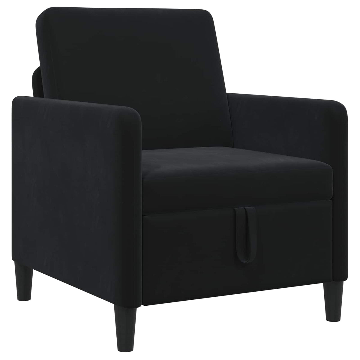 Sofa s pohranom Crna 72 x 78 x 87 cm Poliester