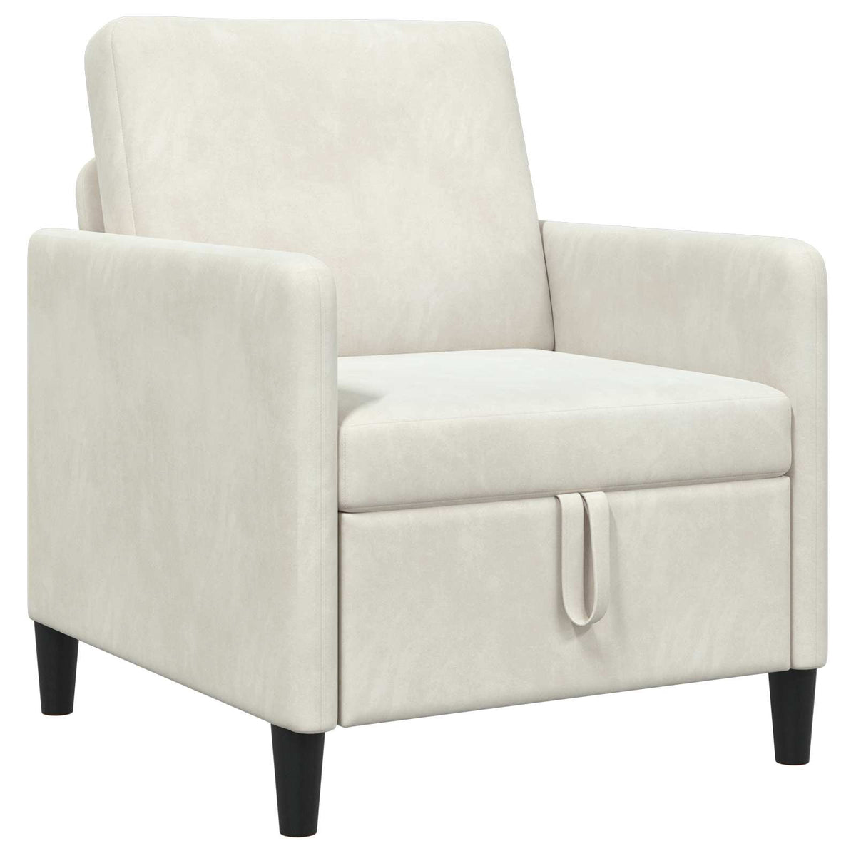 Sofa s pohranom Krem 72 x 78 x 87 cm Poliester