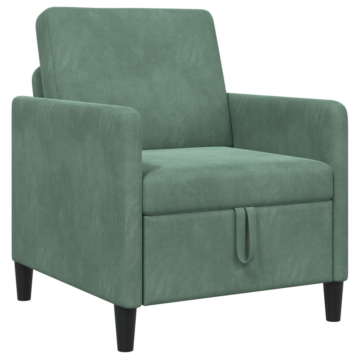 Sofa s pohranom Morska zelena 72 x 78 x 87 cm Poliester