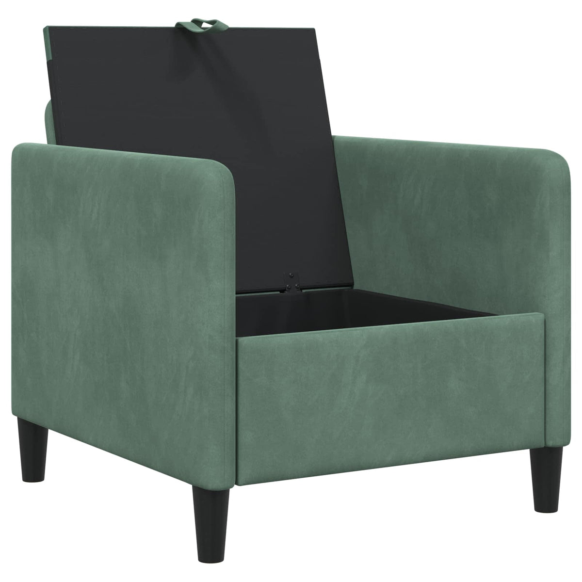 Sofa s pohranom Morska zelena 72 x 78 x 87 cm Poliester