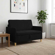 Sofa s pohranom Crna 122 x 78 x 87 cm Poliester