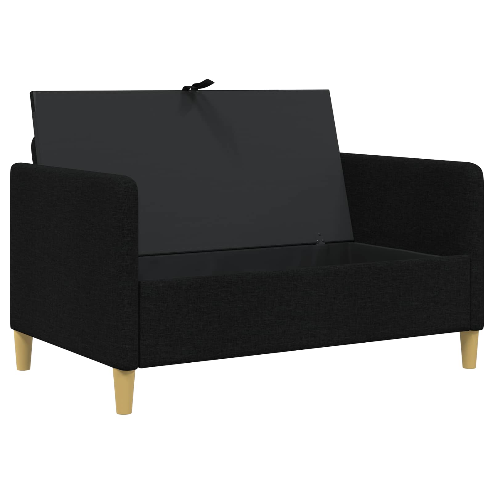 Sofa s pohranom Crna 122 x 78 x 87 cm Poliester