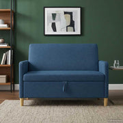 Sofa s pohranom Plava 122 x 78 x 87 cm Poliester