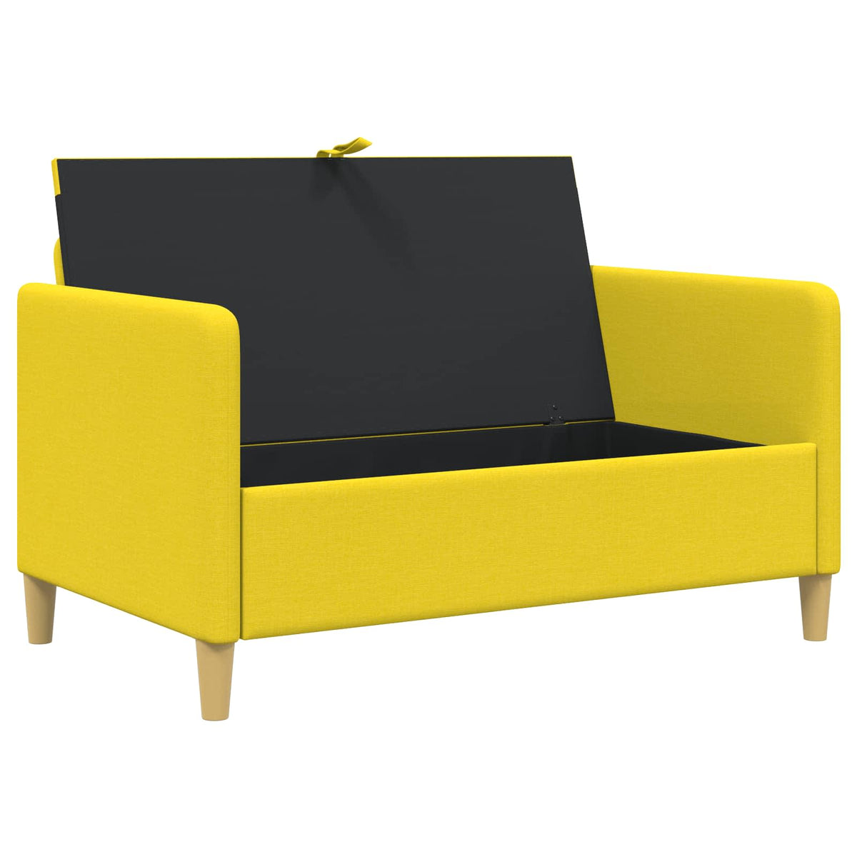 Sofa s pohranom Svijetlo žuta 122 x 78 x 87 cm Poliester