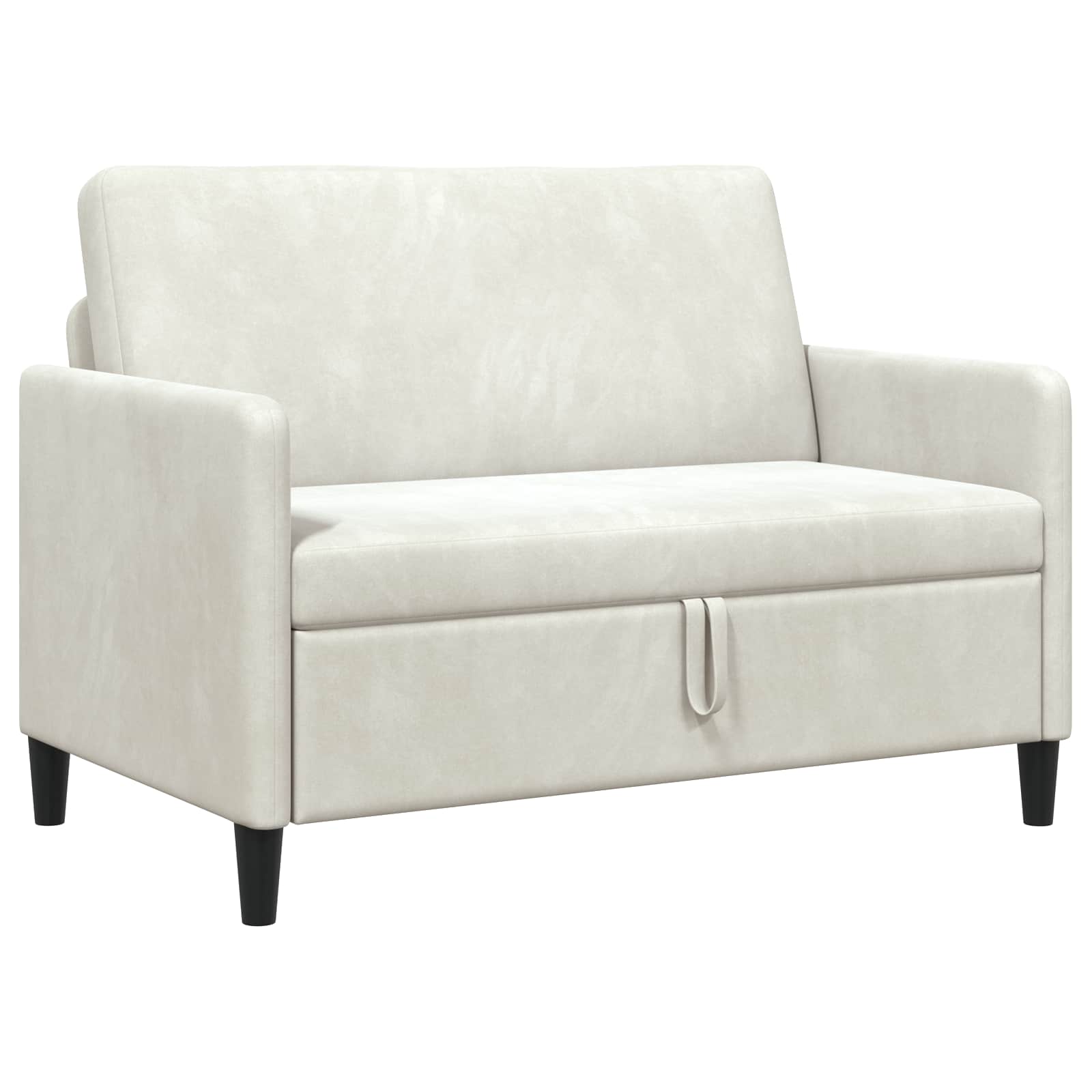 Sofa s pohranom Krem 122 x 78 x 87 cm Poliester