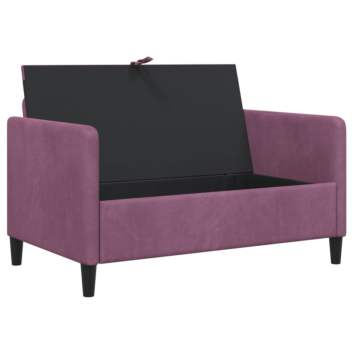Sofa s pohranom Ljubičasta 122 x 78 x 87 cm Poliester