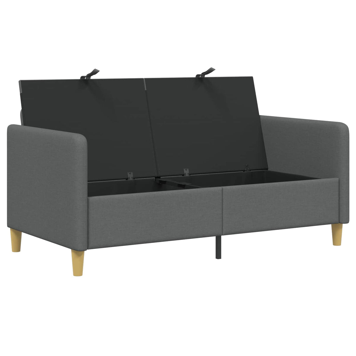 Sofa s pohranom Tamnosiva 152 x 78 x 87 cm Poliester