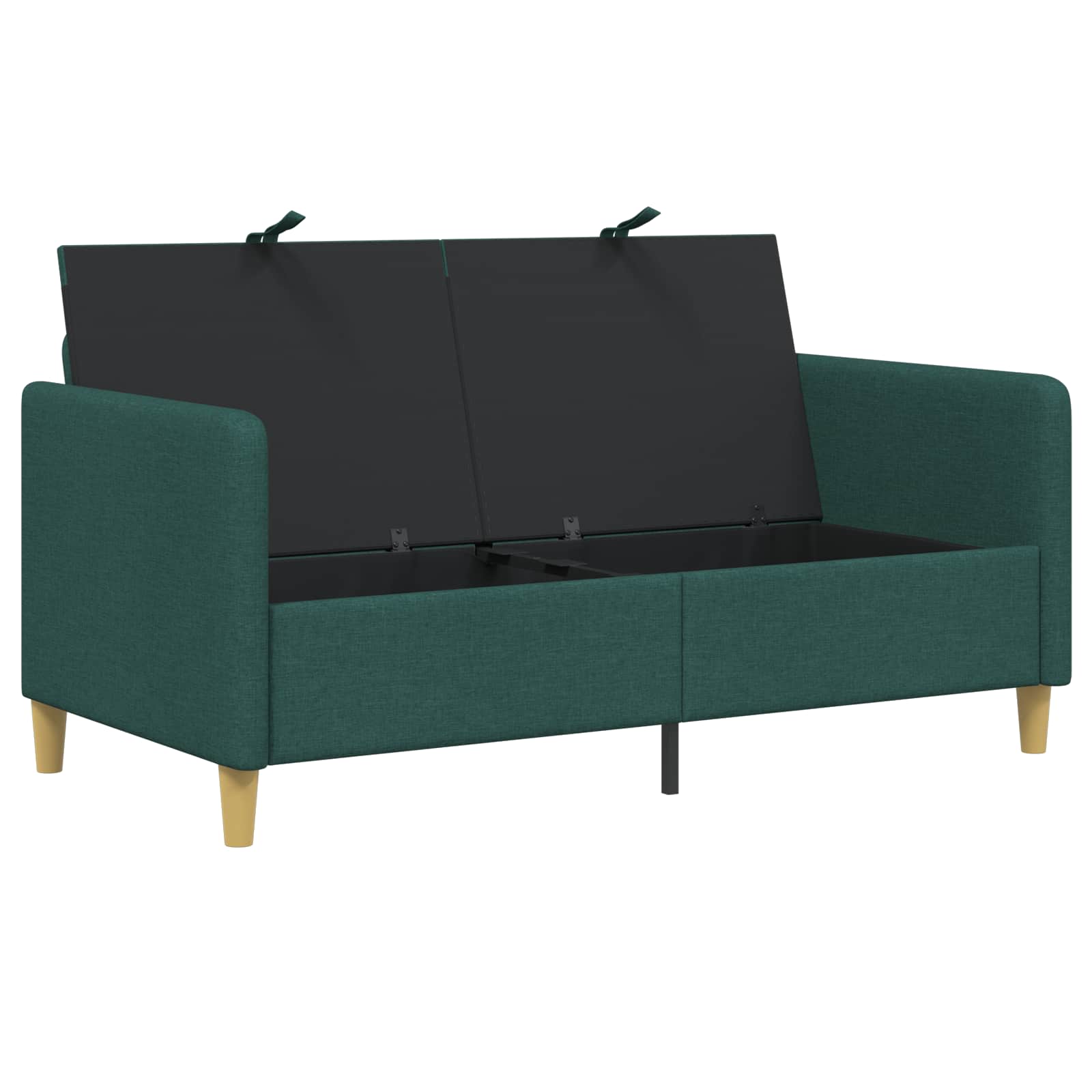 Sofa s pohranom Tamnozelena 152 x 78 x 87 cm Poliester