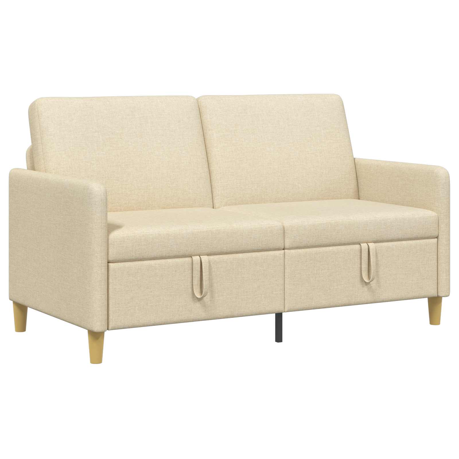 Sofa s pohranom Krem 152 x 78 x 87 cm Poliester