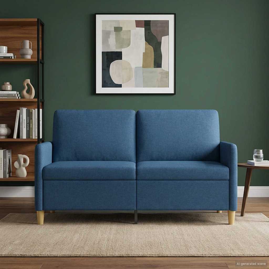Sofa s pohranom Plava 152 x 78 x 87 cm Poliester
