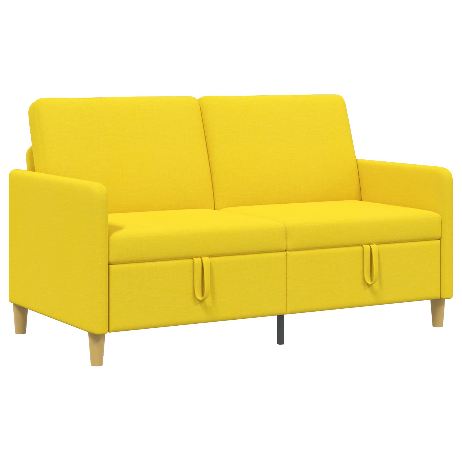 Sofa s pohranom Svijetlo žuta 152 x 78 x 87 cm Poliester