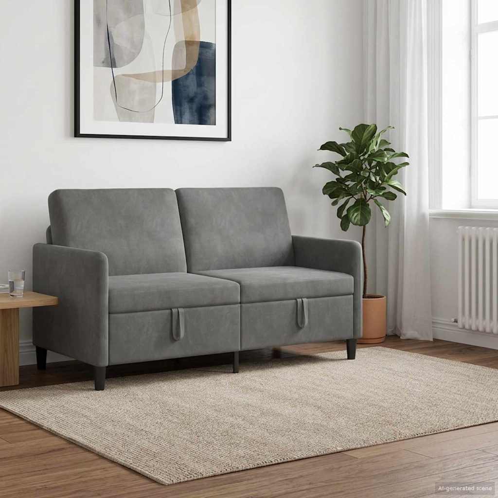 Sofa s pohranom Tamnosiva 152 x 78 x 87 cm Poliester