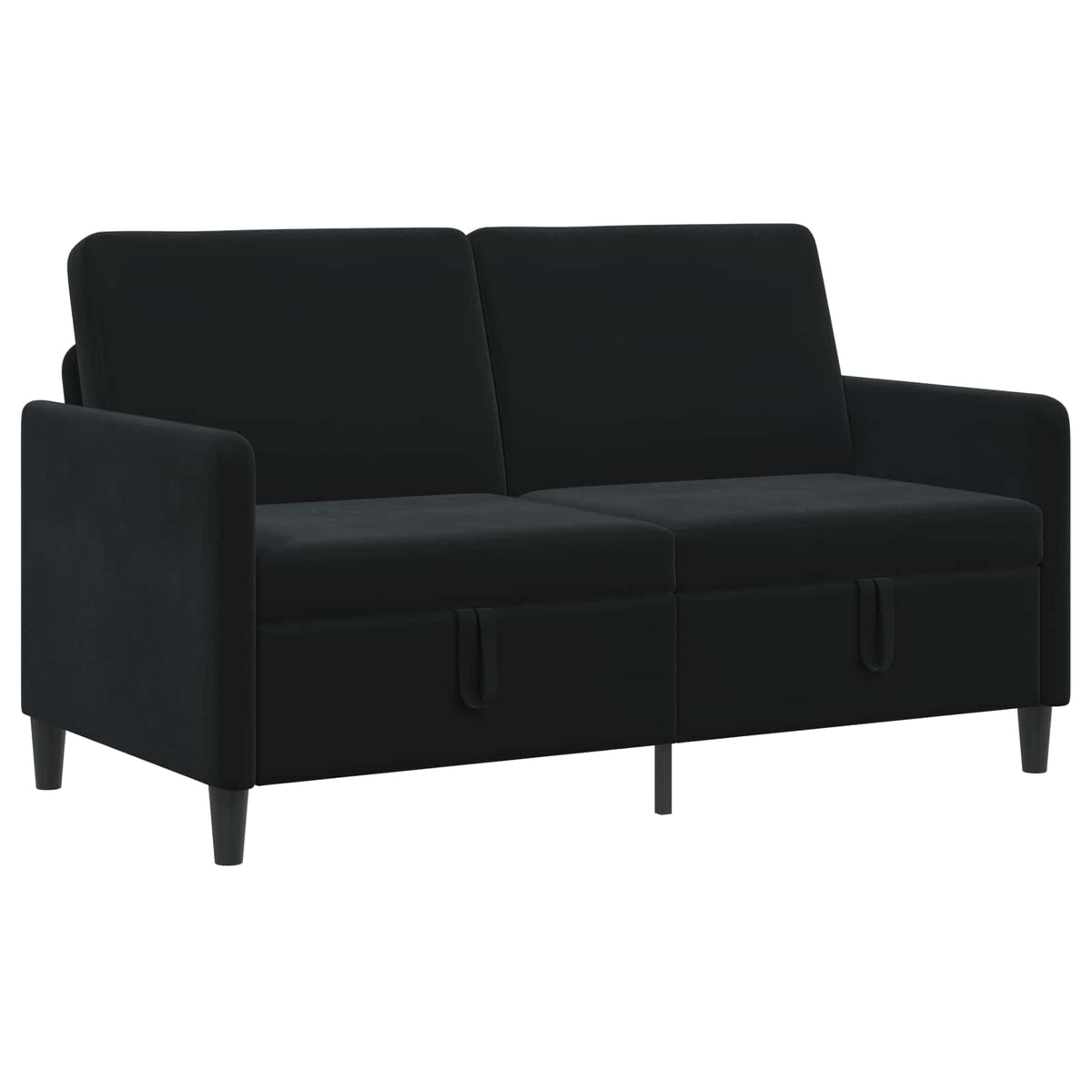 Sofa s pohranom Crna 152 x 78 x 87 cm Poliester