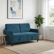 Sofa s pohranom Plava 152 x 78 x 87 cm Poliester