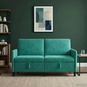 Sofa s pohranom Tirkizna 152 x 78 x 87 cm Poliester