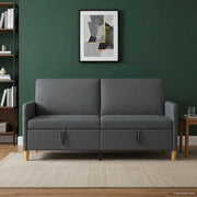 Sofa s pohranom Tamnosiva 172 x 78 x 87 cm Poliester