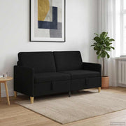Sofa s pohranom Crna 172 x 78 x 87 cm Poliester
