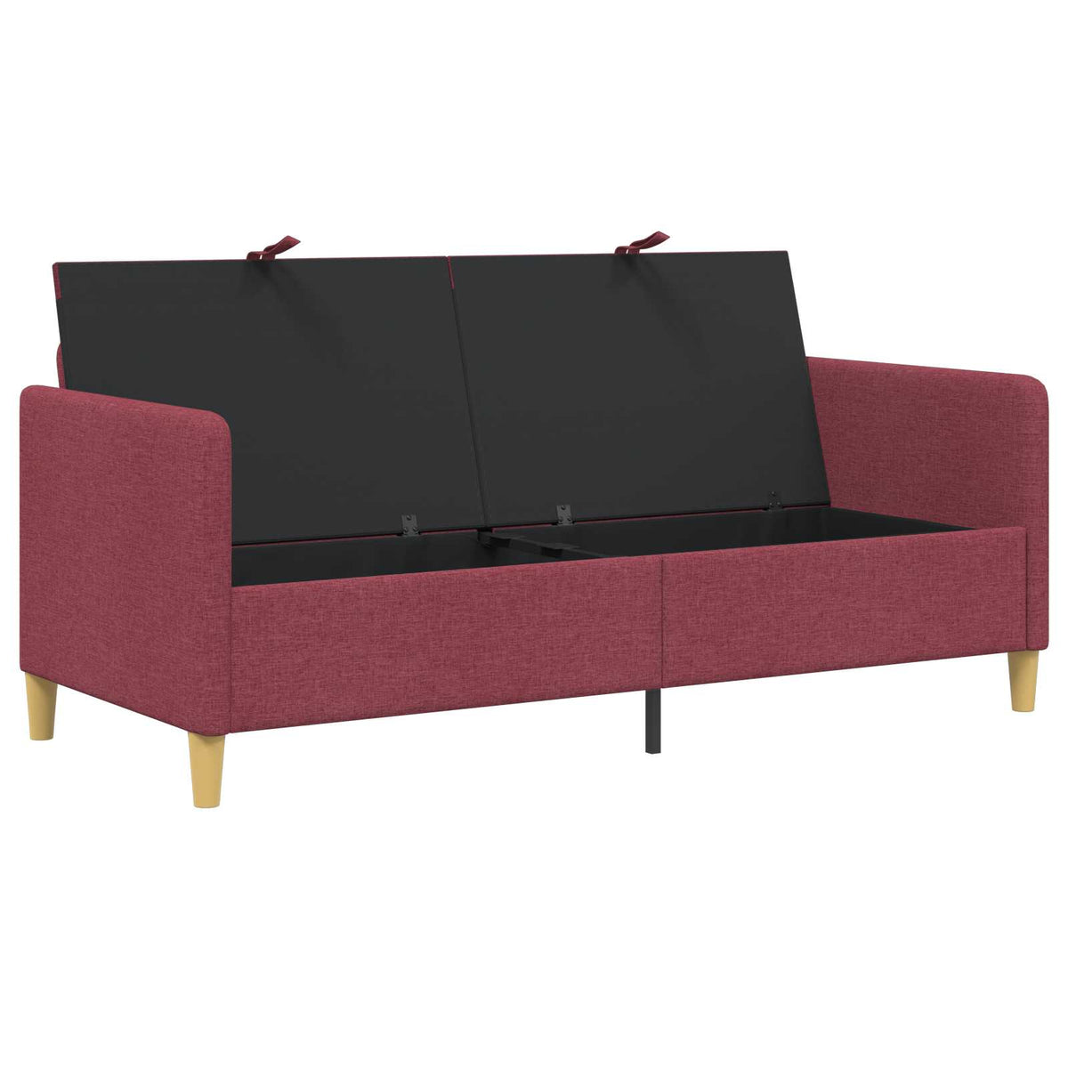 Sofa s pohranom Vinska crvena 172 x 78 x 87 cm Poliester