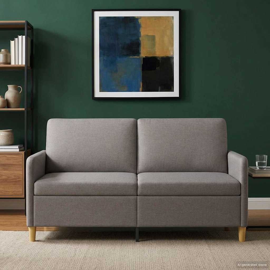 Sofa s pohranom Sivosmeđa 172 x 78 x 87 cm Poliester