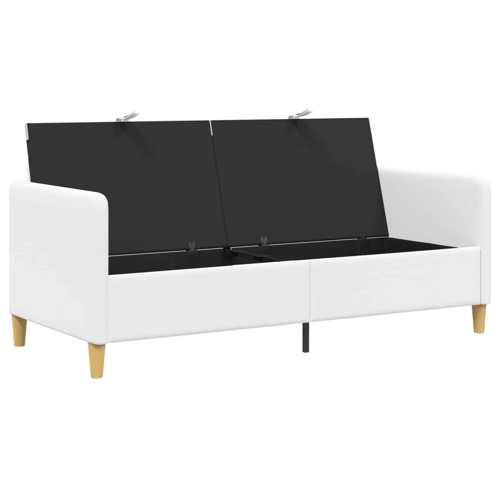 Sofa s pohranom Bijela 172 x 78 x 87 cm Poliester