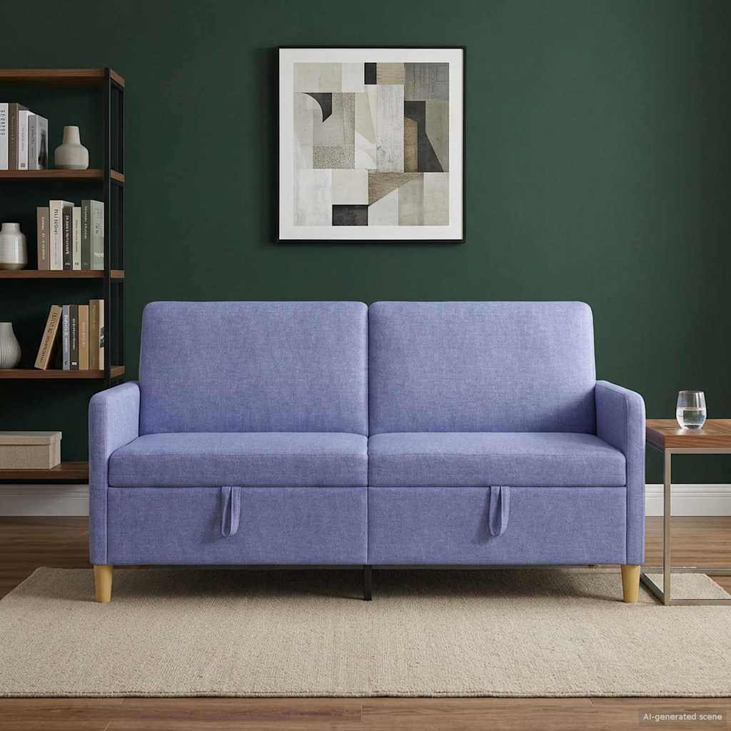 Sofa s pohranom Traper plava 172 x 78 x 87 cm Poliester