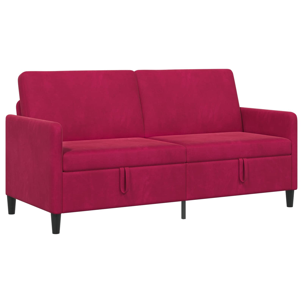 Sofa s pohranom Vinska crvena 172 x 78 x 87 cm Poliester