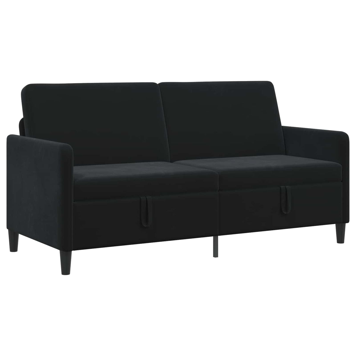 Sofa s pohranom Crna 172 x 78 x 87 cm Poliester