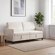 Sofa s pohranom Krem 172 x 78 x 87 cm Poliester